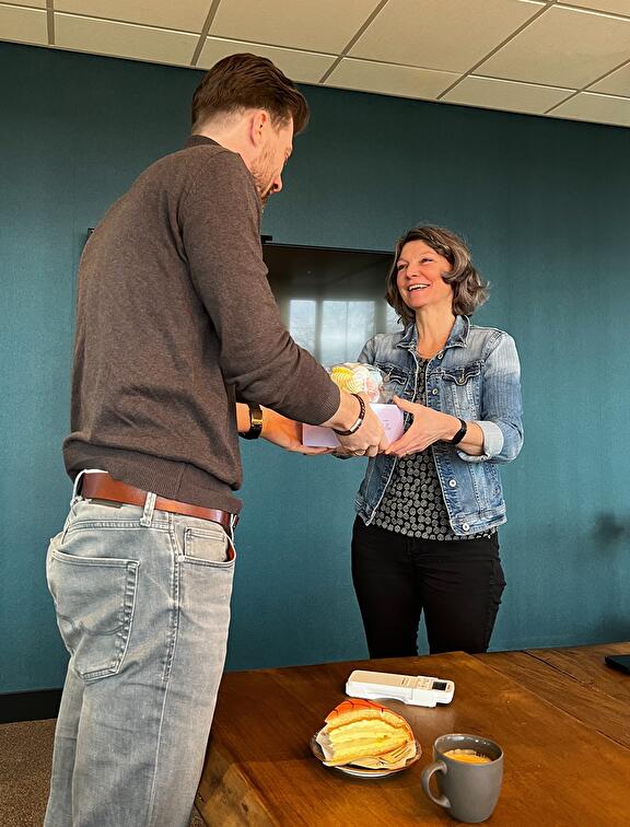 Gerben 15 jaar in dienst